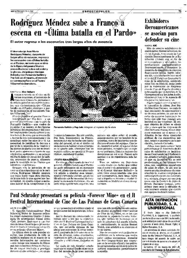 ABC MADRID 28-03-2001 página 73