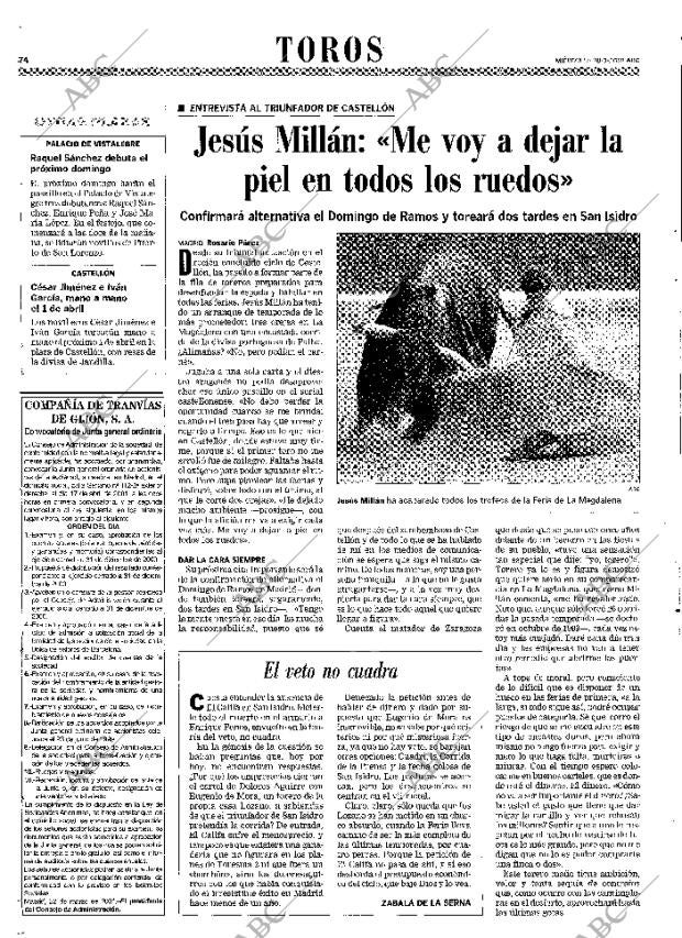 ABC MADRID 28-03-2001 página 74