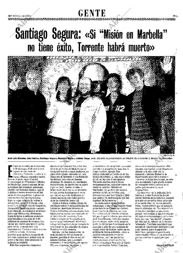 ABC MADRID 28-03-2001 página 75