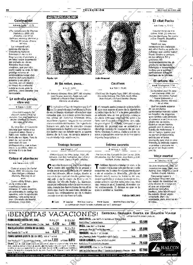 ABC MADRID 28-03-2001 página 80