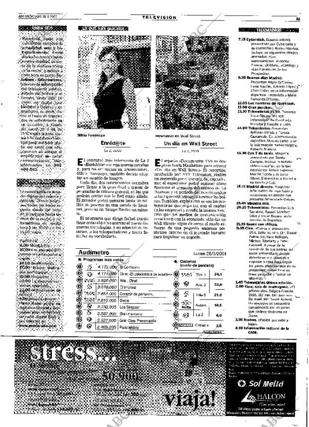 ABC MADRID 28-03-2001 página 81