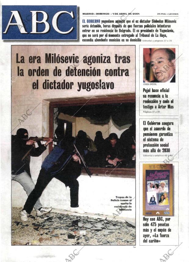ABC MADRID 01-04-2001 página 1