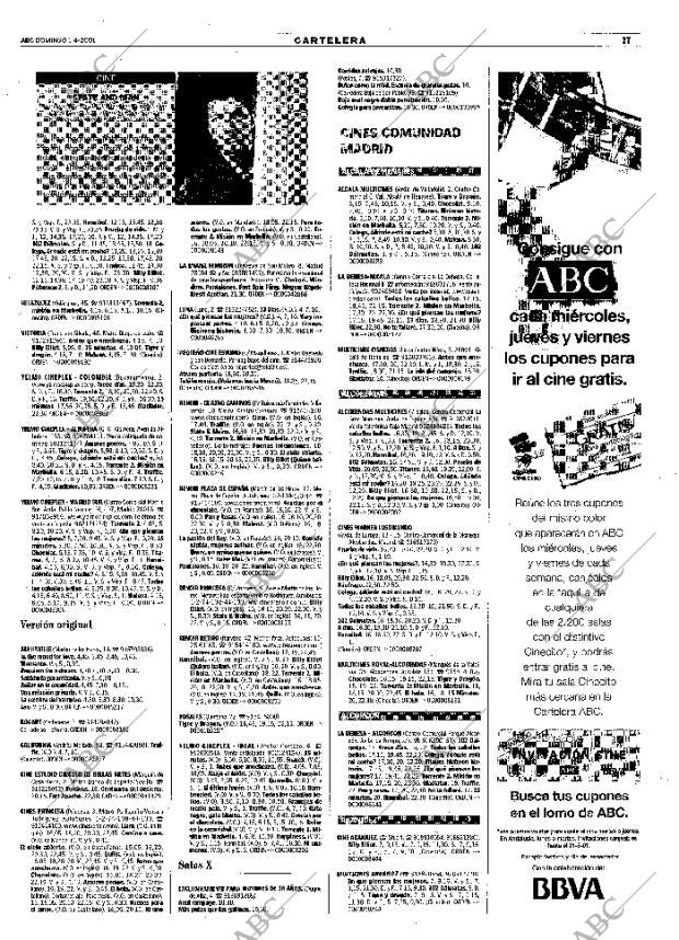 ABC MADRID 01-04-2001 página 101