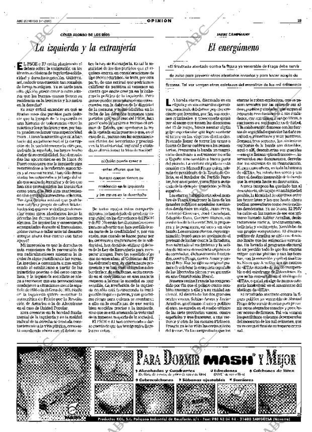ABC MADRID 01-04-2001 página 15