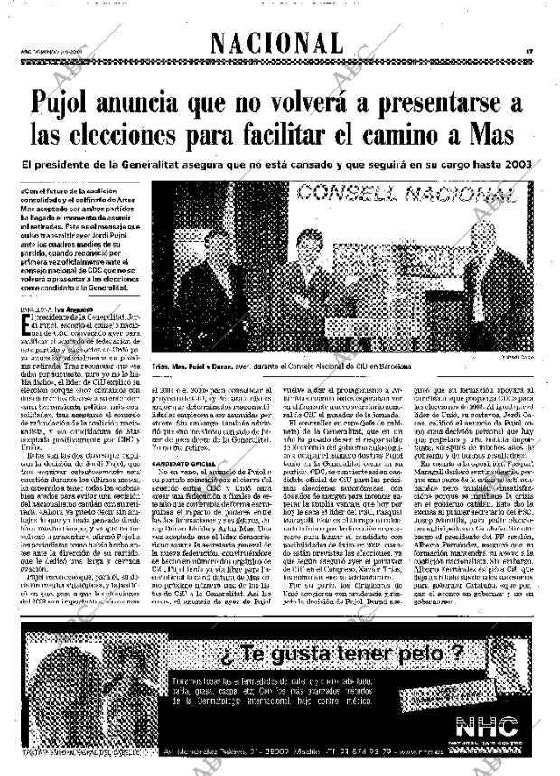 ABC MADRID 01-04-2001 página 17