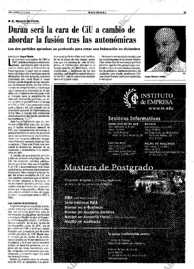 ABC MADRID 01-04-2001 página 19
