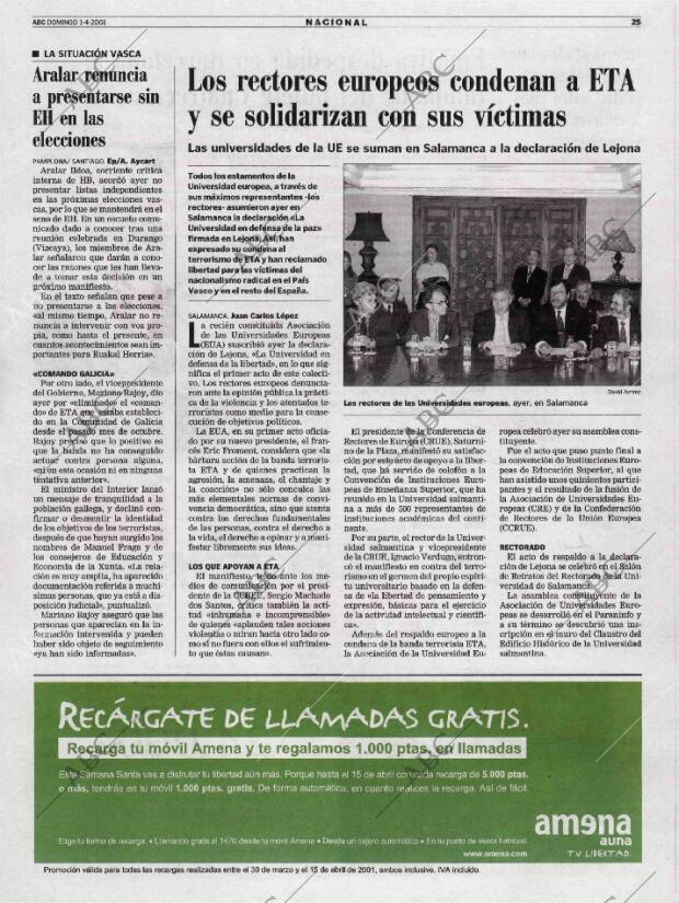 ABC MADRID 01-04-2001 página 25