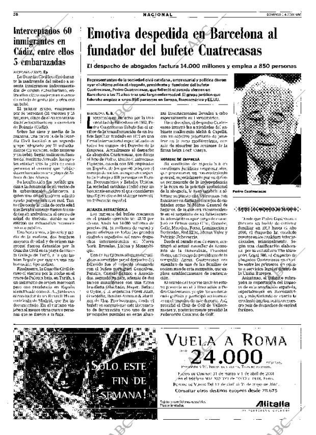 ABC MADRID 01-04-2001 página 26