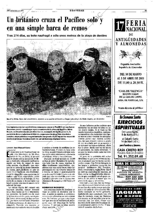 ABC MADRID 01-04-2001 página 41
