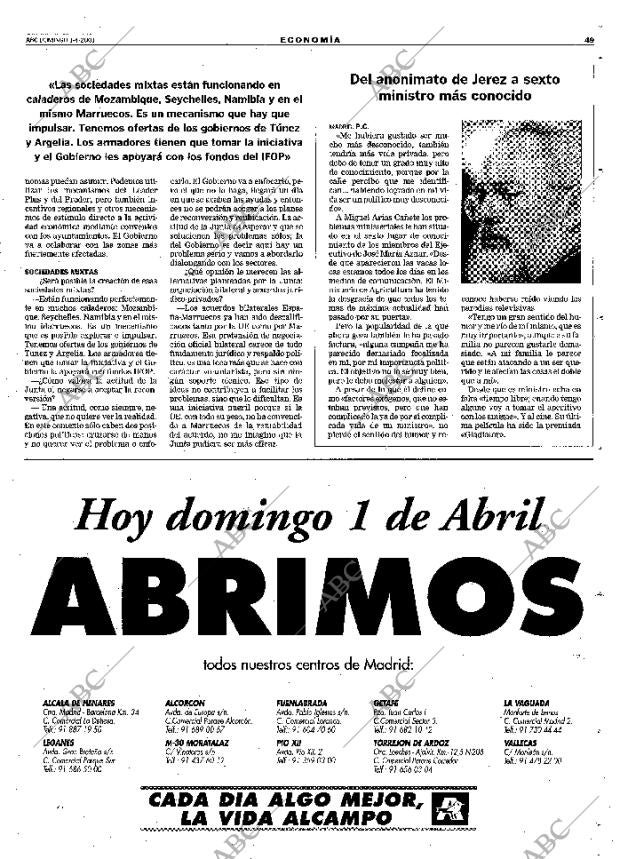 ABC MADRID 01-04-2001 página 49