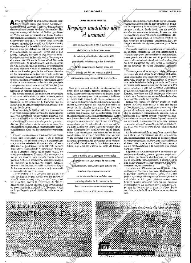 ABC MADRID 01-04-2001 página 50