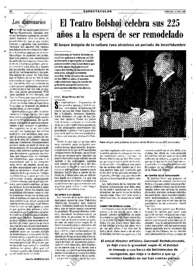 ABC MADRID 01-04-2001 página 70