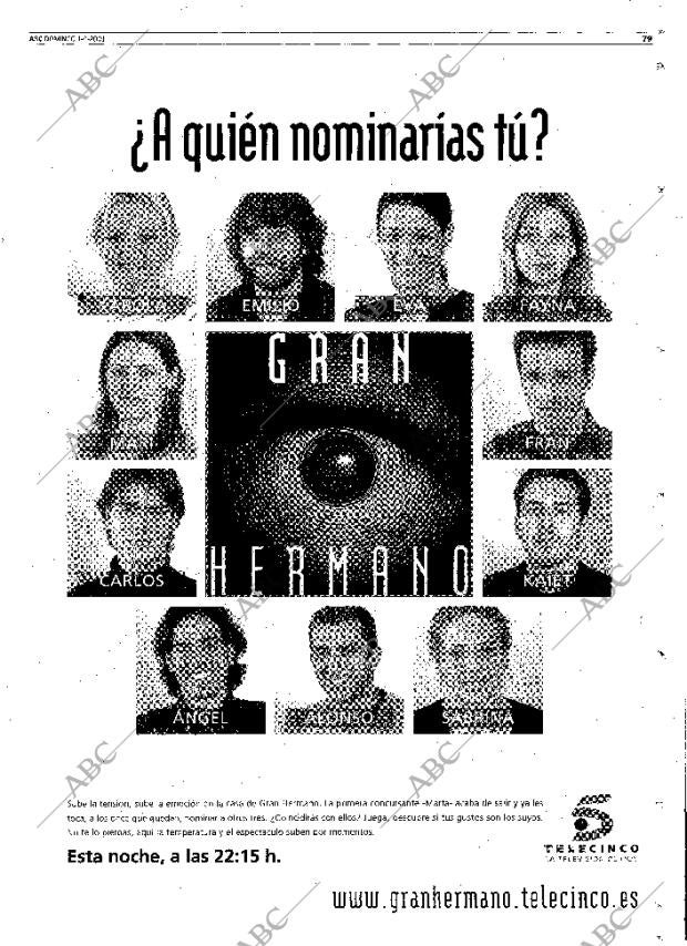 ABC MADRID 01-04-2001 página 79