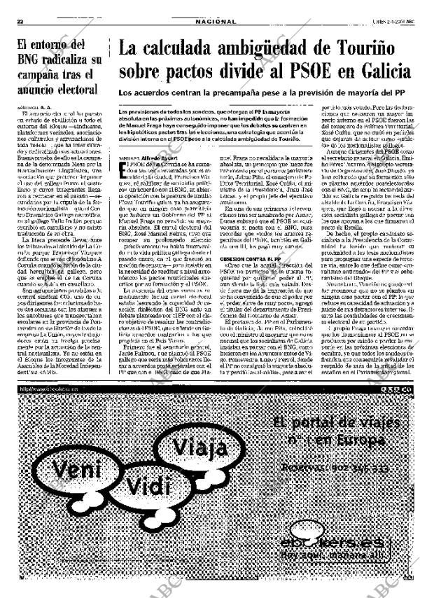 ABC MADRID 02-04-2001 página 22