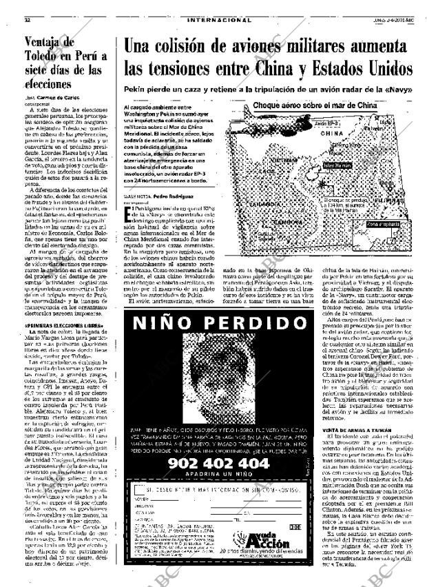 ABC MADRID 02-04-2001 página 32