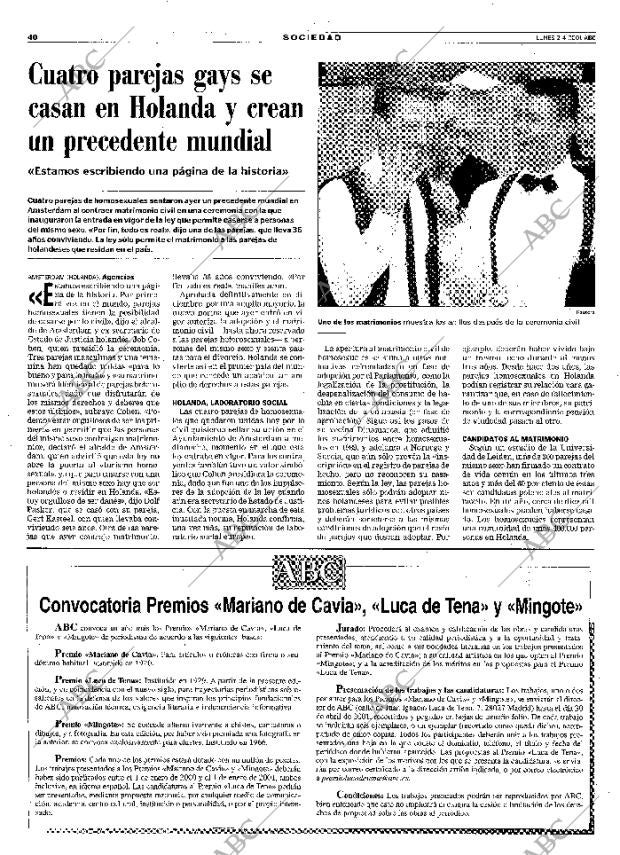 ABC MADRID 02-04-2001 página 40