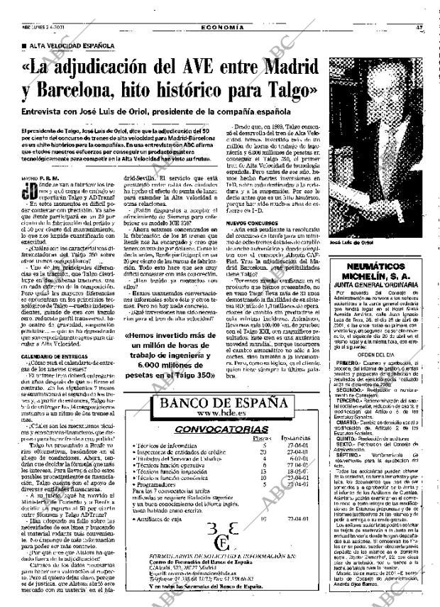 ABC MADRID 02-04-2001 página 47