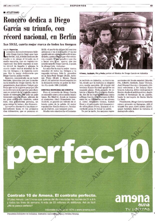 ABC MADRID 02-04-2001 página 65