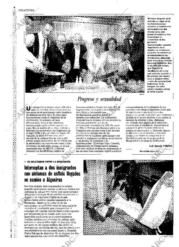 ABC MADRID 02-04-2001 página 8