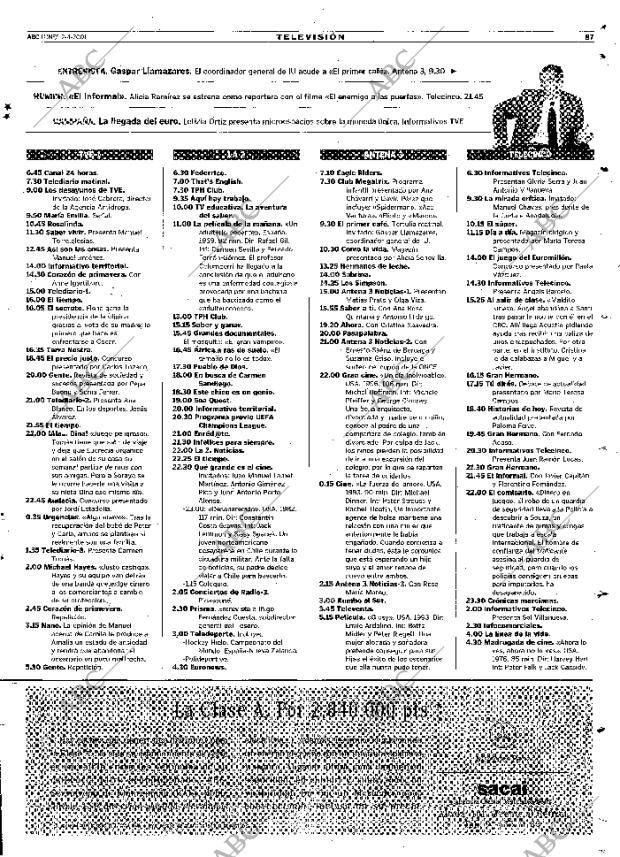 ABC MADRID 02-04-2001 página 87