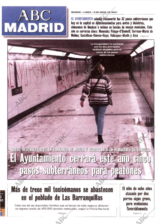 ABC MADRID 02-04-2001 página 89