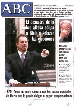 ABC MADRID 03-04-2001 página 1