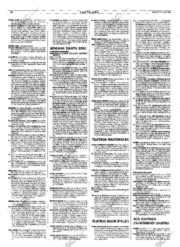 ABC MADRID 03-04-2001 página 102