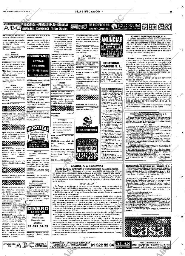 ABC MADRID 03-04-2001 página 115