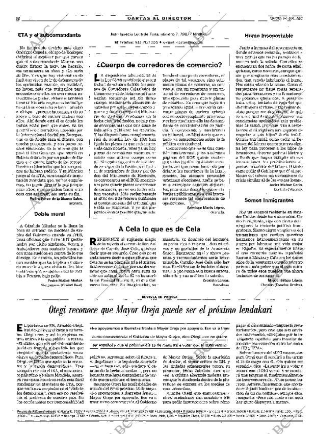 ABC MADRID 03-04-2001 página 12