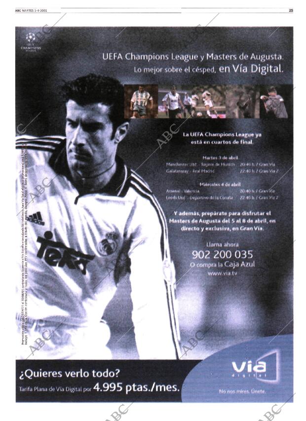 ABC MADRID 03-04-2001 página 25