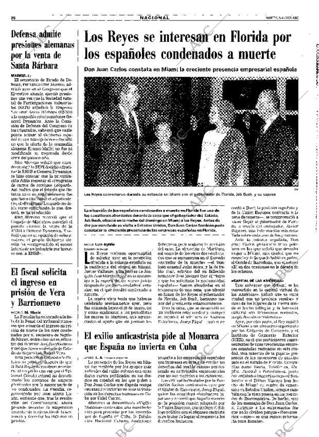ABC MADRID 03-04-2001 página 26