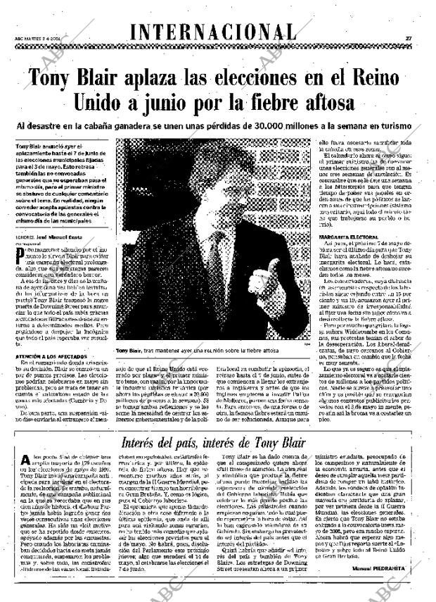 ABC MADRID 03-04-2001 página 27