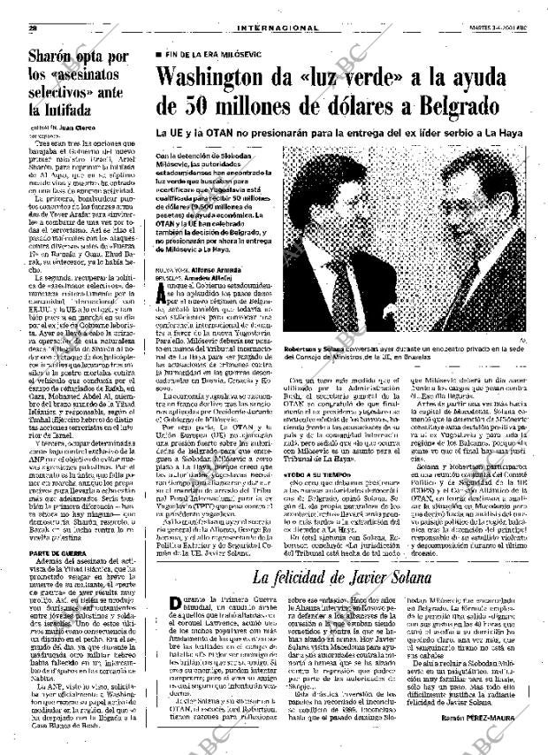 ABC MADRID 03-04-2001 página 28
