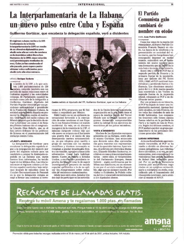 ABC MADRID 03-04-2001 página 31