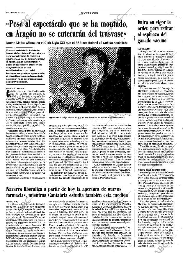 ABC MADRID 03-04-2001 página 37