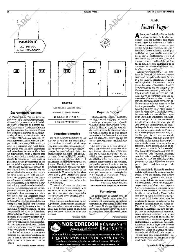 ABC MADRID 03-04-2001 página 86