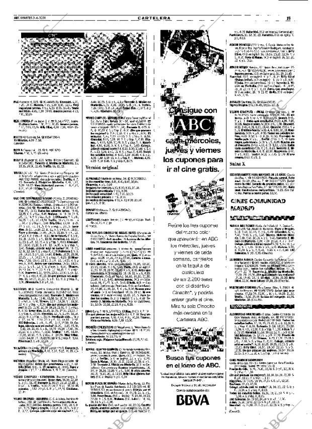 ABC MADRID 03-04-2001 página 99