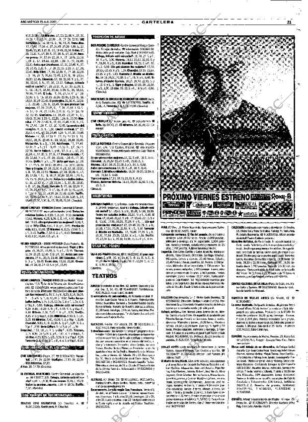 ABC MADRID 04-04-2001 página 105