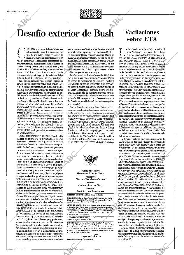 ABC MADRID 04-04-2001 página 11