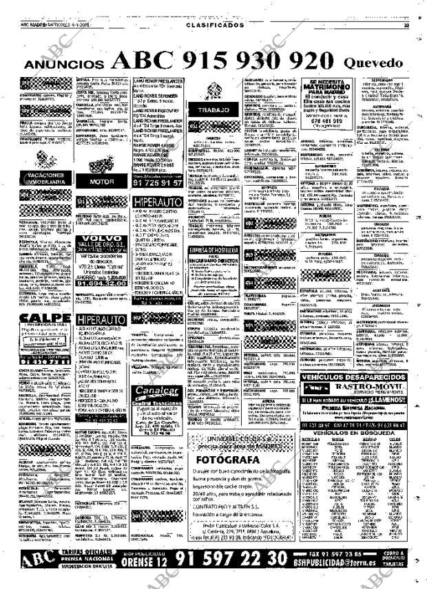 ABC MADRID 04-04-2001 página 115