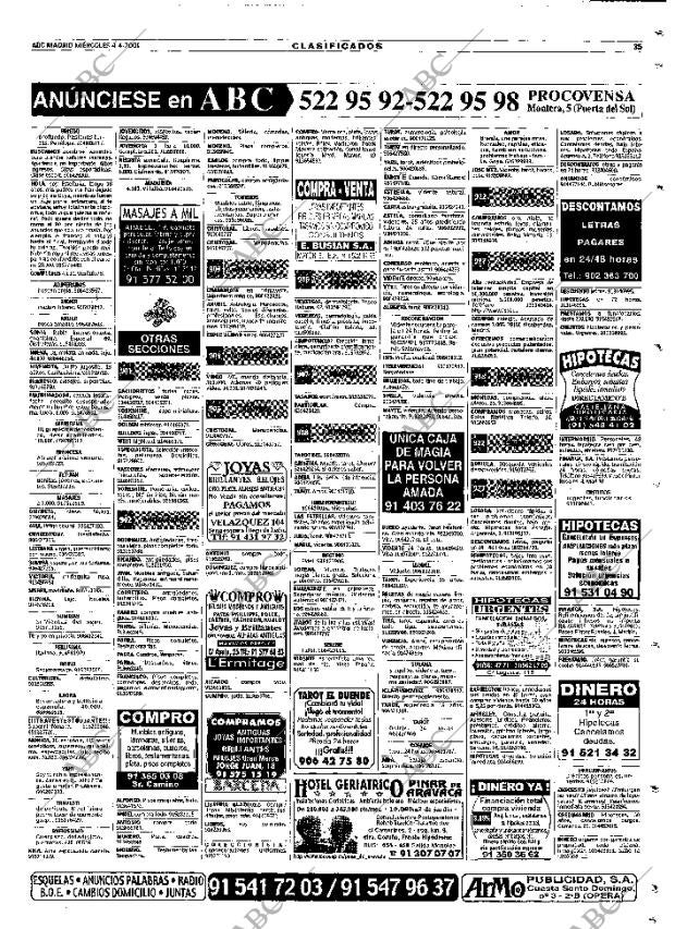 ABC MADRID 04-04-2001 página 119