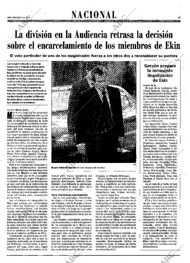 ABC MADRID 04-04-2001 página 17