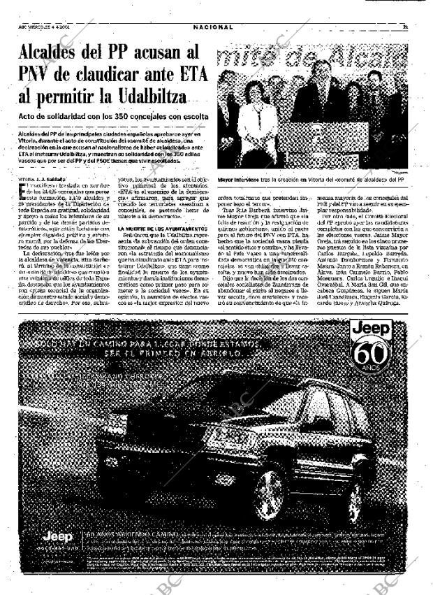 ABC MADRID 04-04-2001 página 21