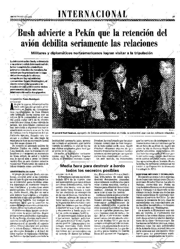 ABC MADRID 04-04-2001 página 27