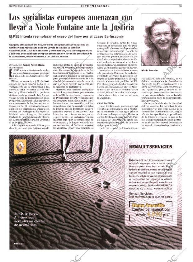 ABC MADRID 04-04-2001 página 31