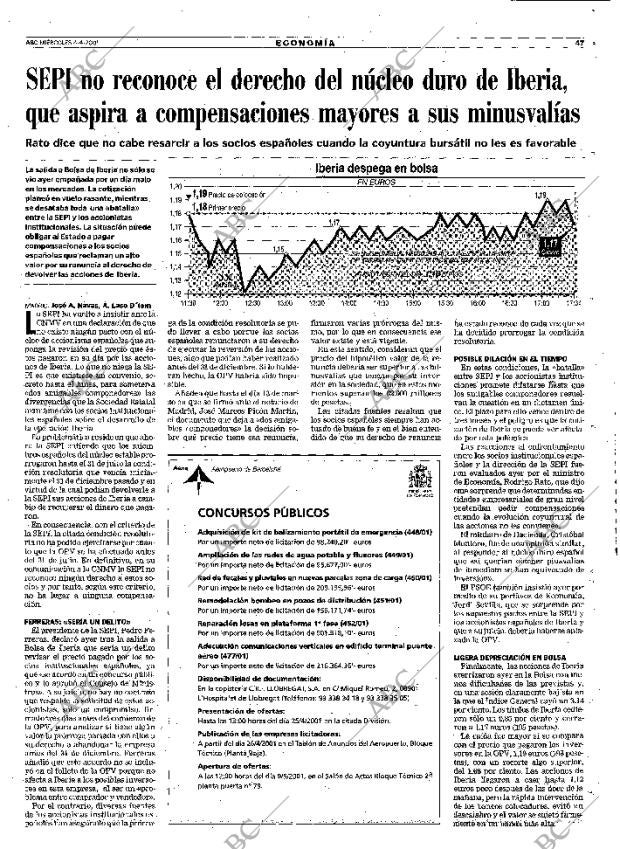 ABC MADRID 04-04-2001 página 47