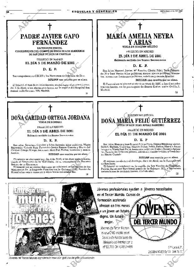 ABC MADRID 04-04-2001 página 68