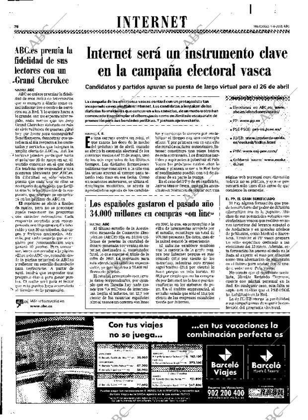 ABC MADRID 04-04-2001 página 78
