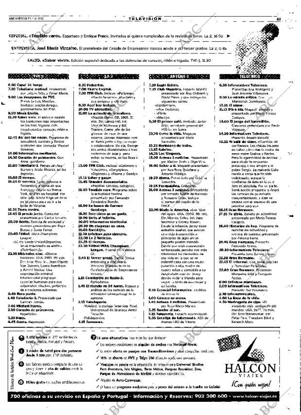 ABC MADRID 04-04-2001 página 83