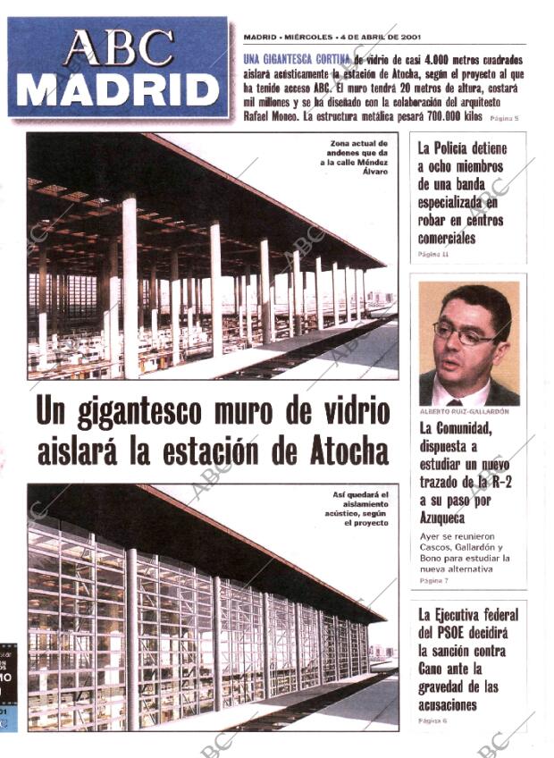 ABC MADRID 04-04-2001 página 85